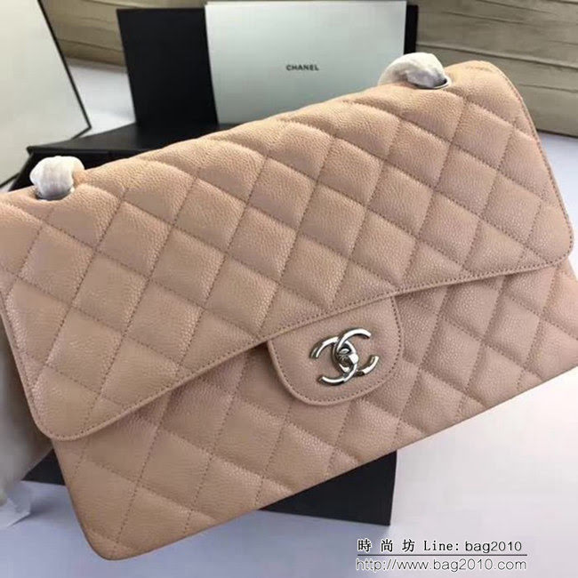 香奈兒CHANEL 升級版A1113全新經典小羊皮金銀鏈條單肩斜挎包 DSC1724